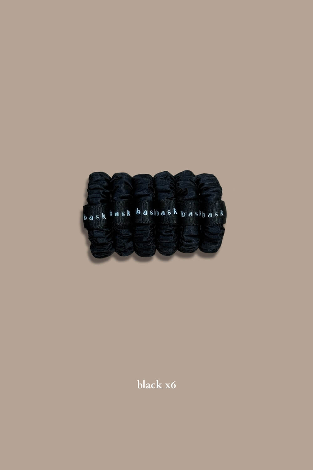 Mini Silk Scrunchies Set of 6