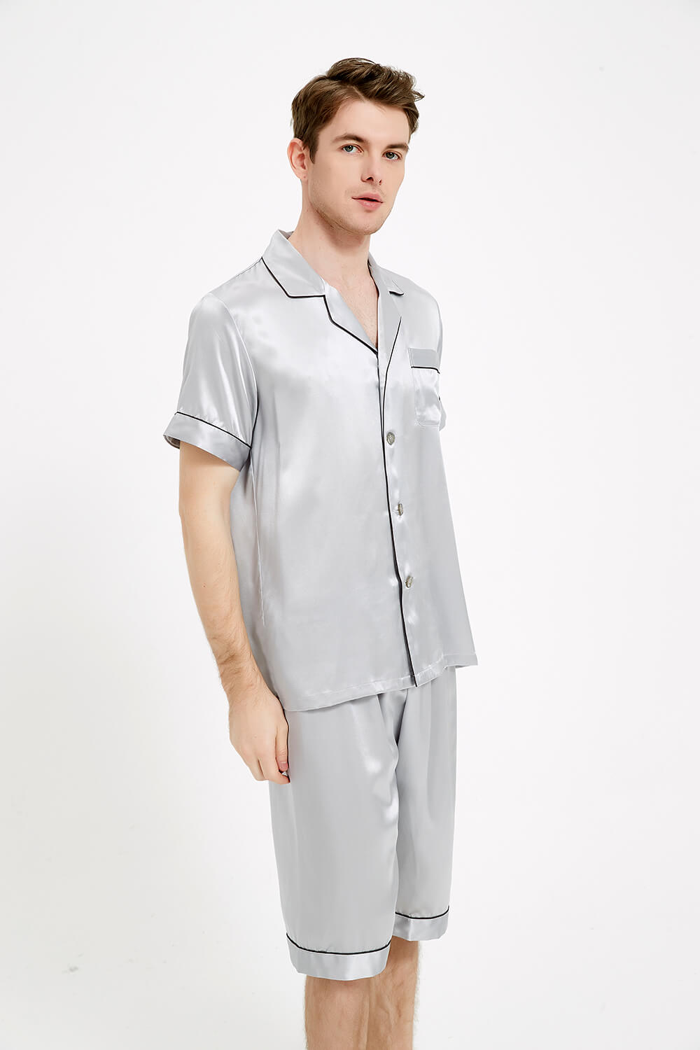 Matching Silk Pajamas for Couples - BASK™