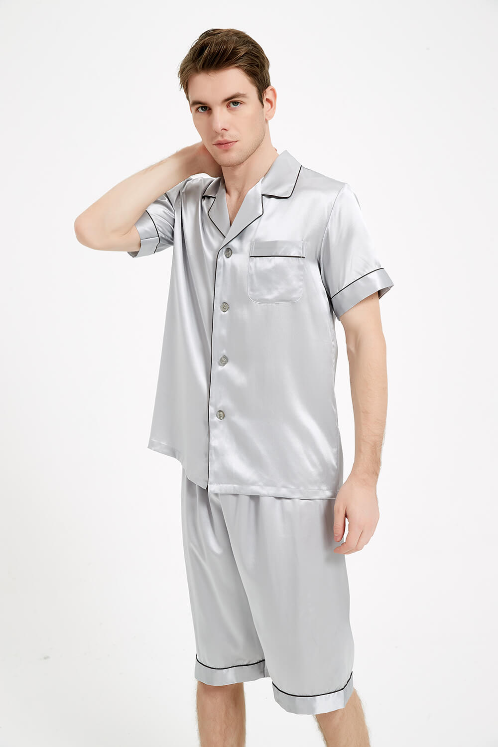Matching Silk Pajamas for Couples - BASK™