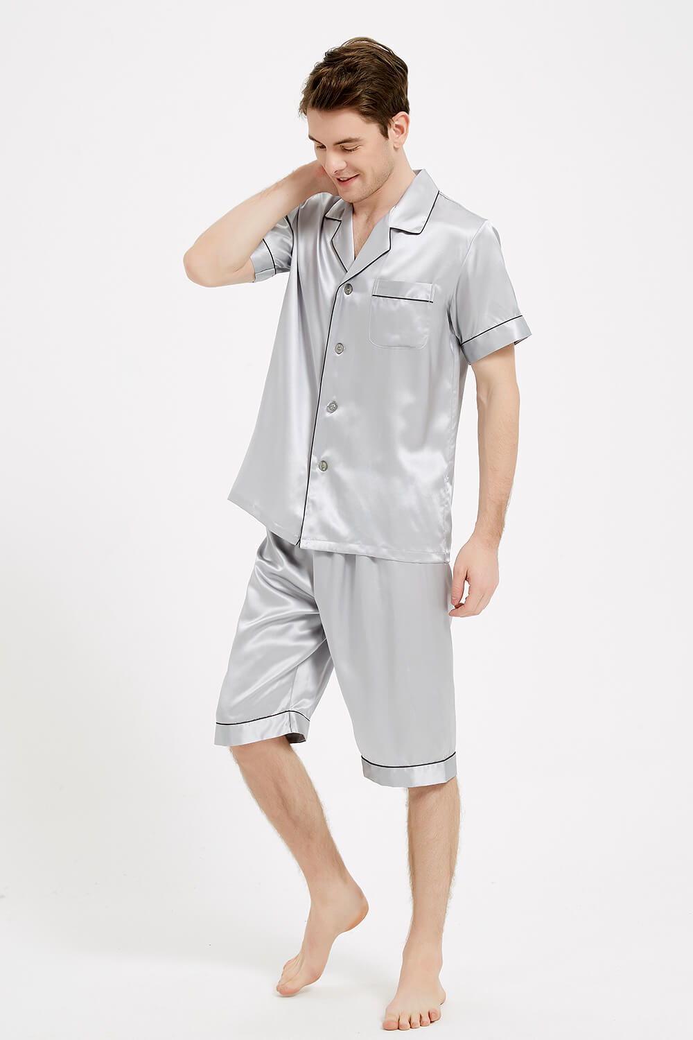 Matching Silk Pajamas for Couples - BASK™