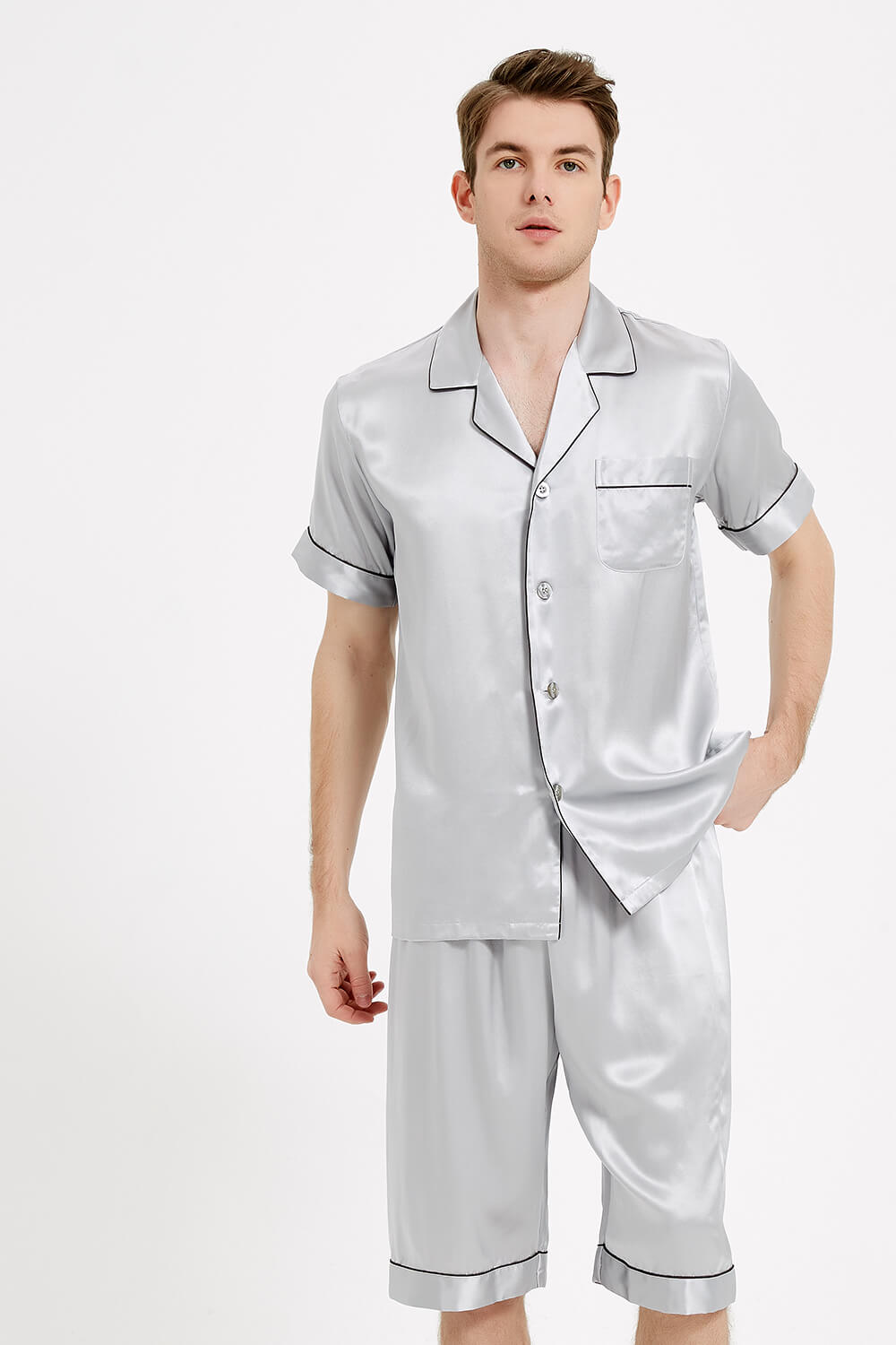 Matching Silk Pajamas for Couples - BASK™