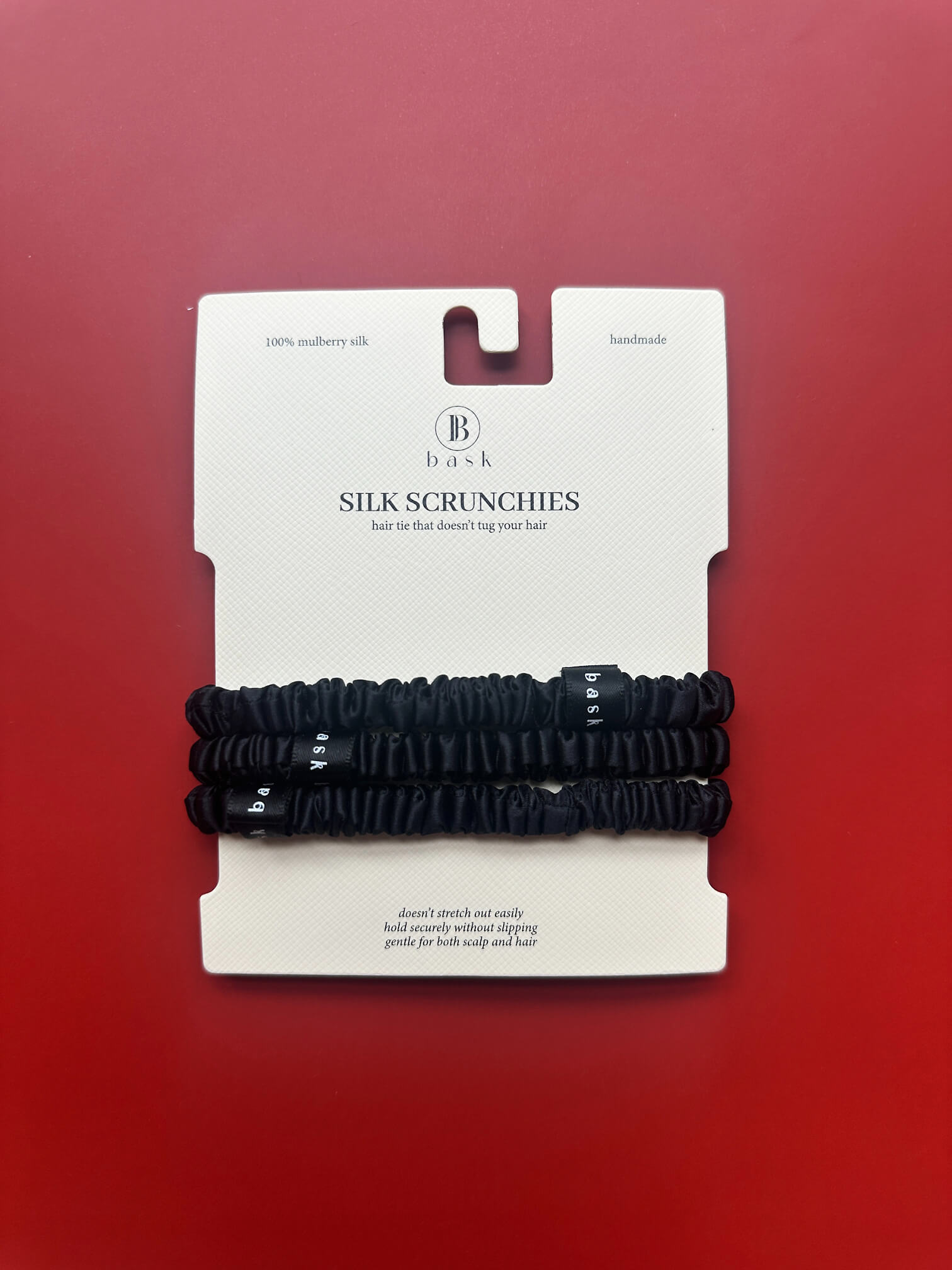 Silk Hair Ties Set of 3