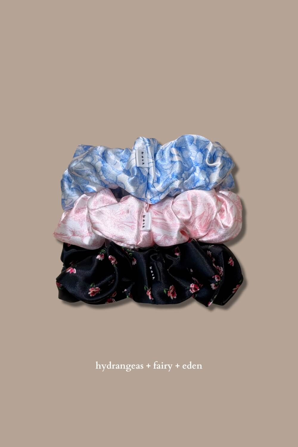 XL Silk Scrunchies Set of 3