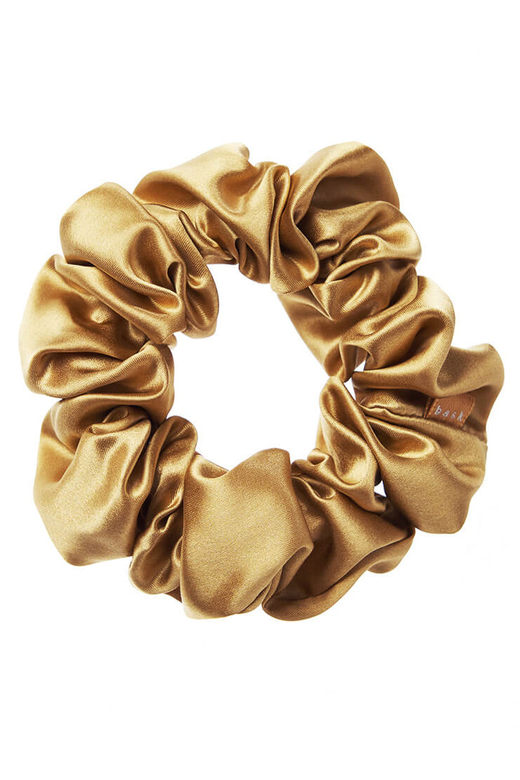 LARGE Silk Scrunchies - Gold - BASK™