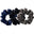LARGE Silk Scrunchies Set - Basic (Pack of 3) - BASK™
