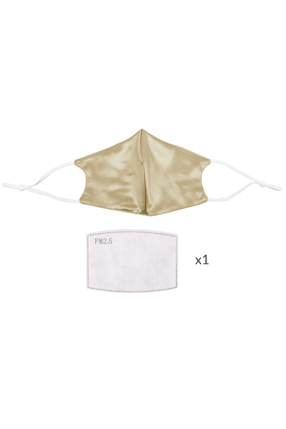 STELLAR Silk Face Mask - Light Yellow (with Nose Wire and Filter Pocket) - BASK™