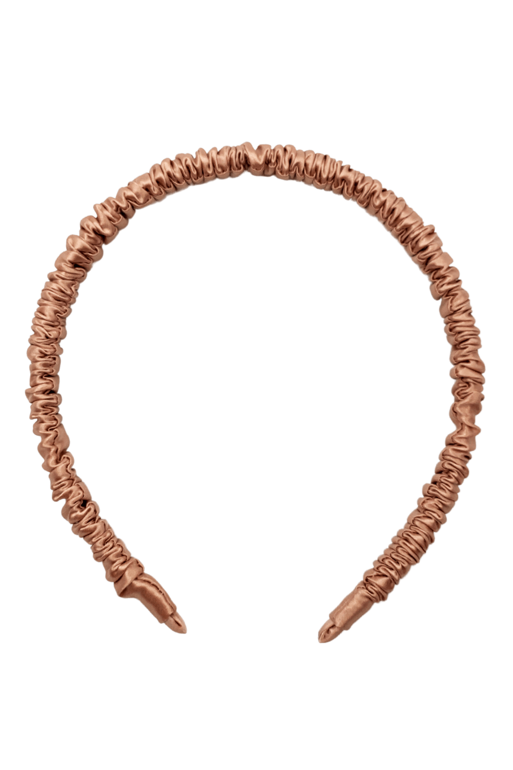 Silk Hairband (Thin) - Rose Gold - BASK™