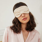 Silk Sleep Mask - Champagne - BASK™