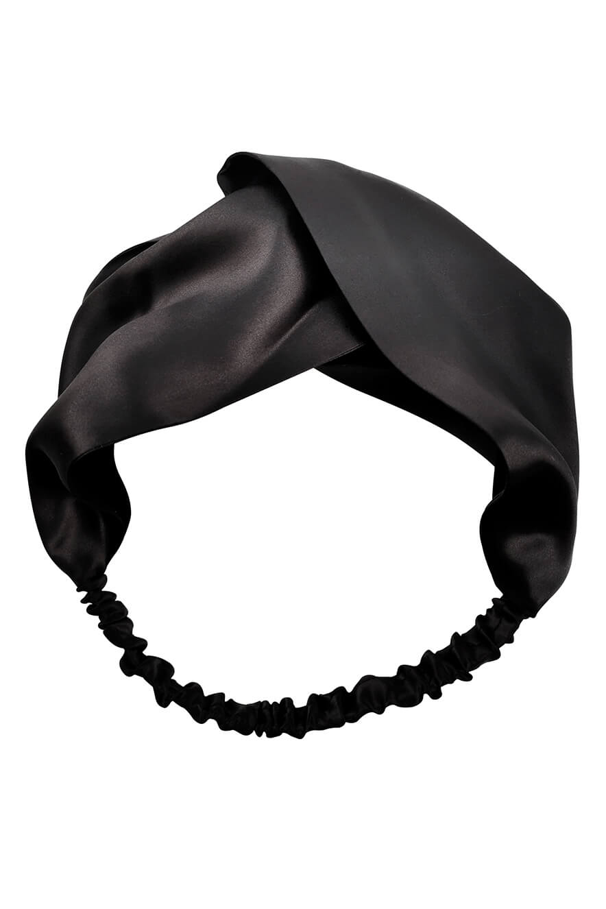 Silk Headband - Black - BASK™