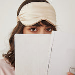 Silk Sleep Mask - Champagne - BASK™