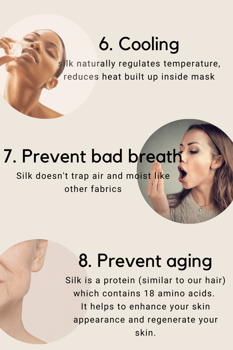 STELLAR Silk Face Mask with Filter Pocket (Pack of 3) - Black - BASK™