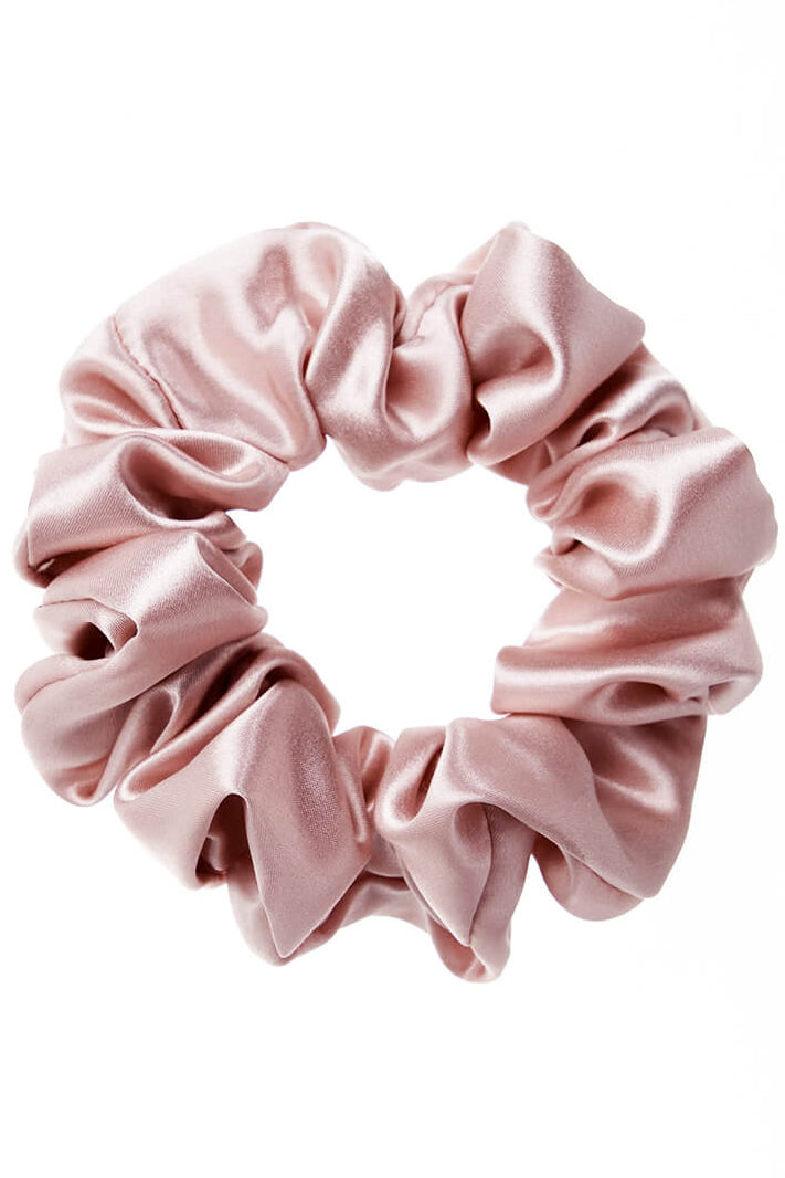 LARGE Silk Scrunchies - Pink - BASK™