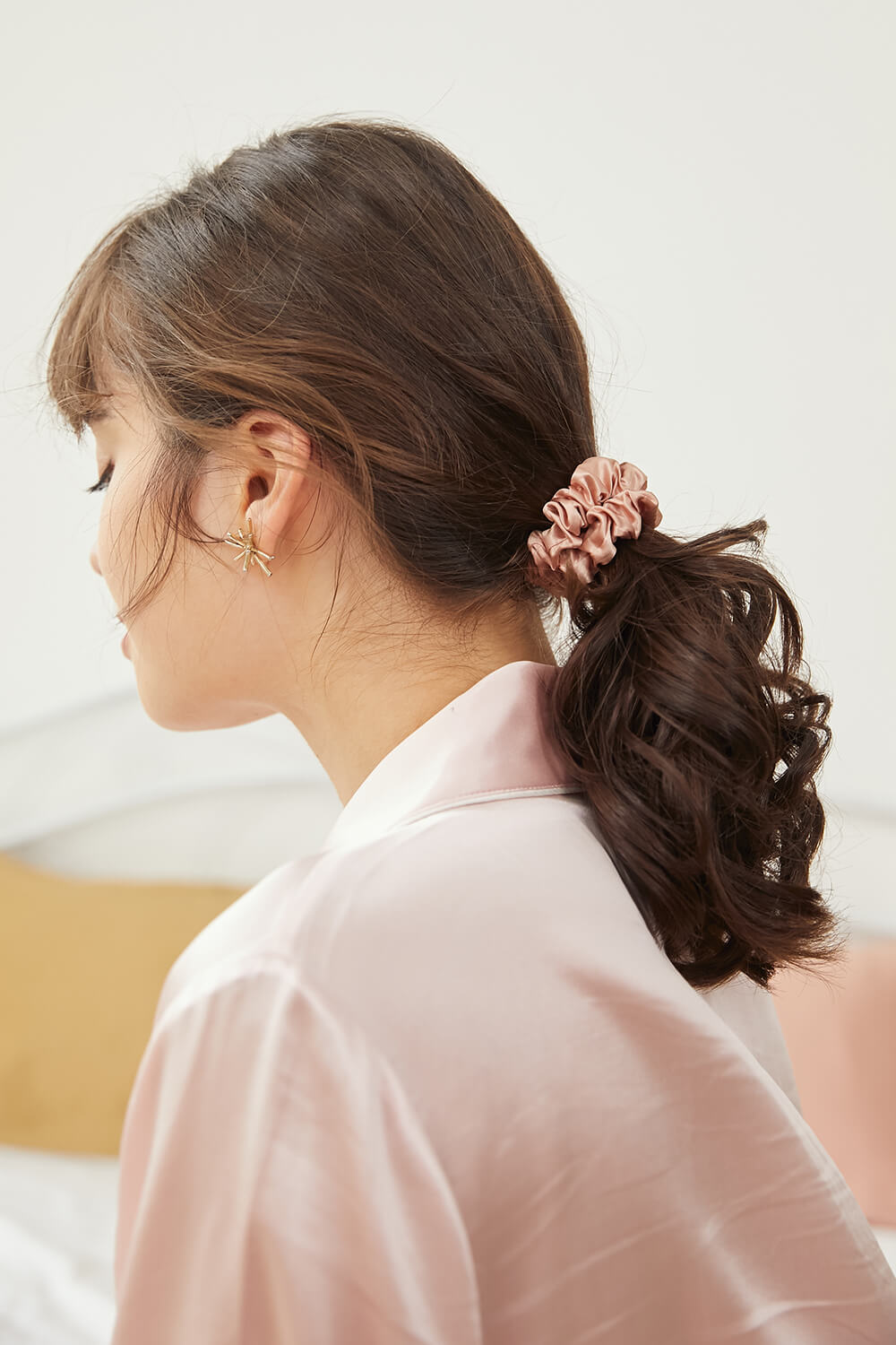 MIDI Silk Scrunchies Pack of 5 - Repeater - BASK™
