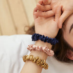 MIDI Silk Scrunchies Pack of 5 - Repeater - BASK™
