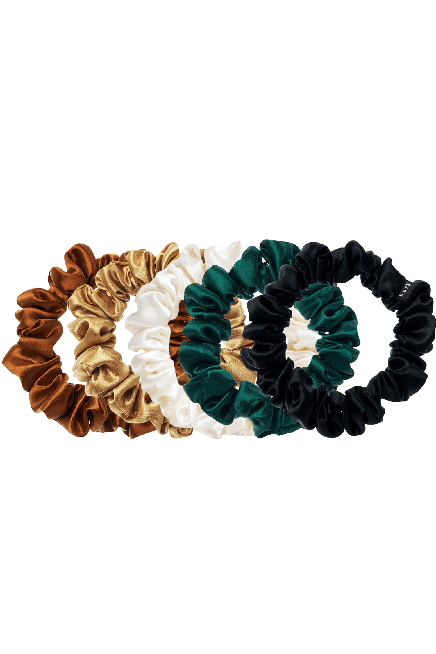 MIDI Silk Scrunchies Pack of 5 - Goddess - BASK™