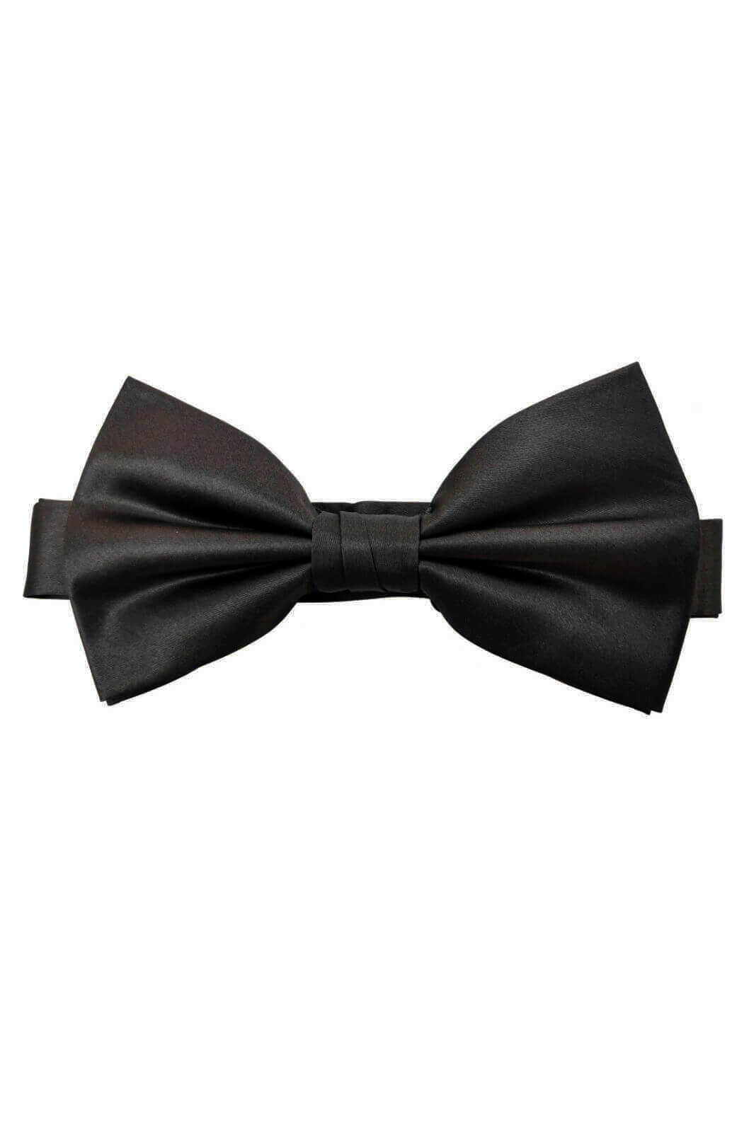 Pre-tied Silk Bow Tie - Black - BASK™