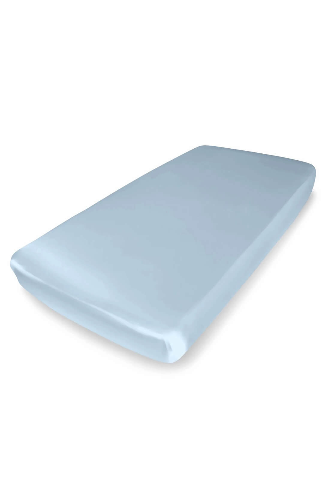 Silk Crib Sheets - Sky Blue - BASK™