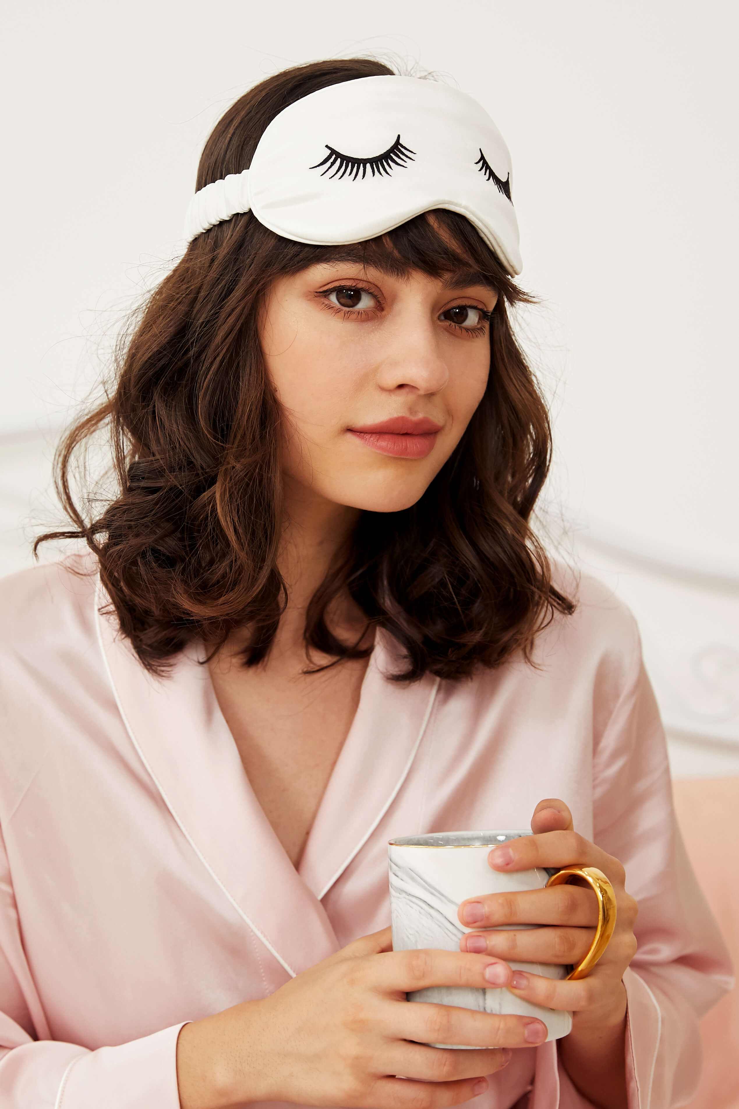 Silk Sleep Mask - Eyelash - BASK™