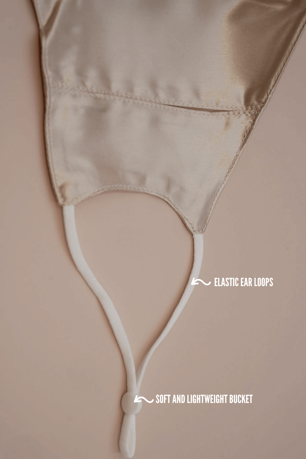 STELLAR Silk Face Mask - Light Yellow (with Nose Wire and Filter Pocket) - BASK™