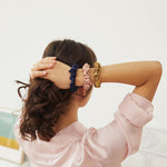 MIDI Silk Scrunchies - Emerald - BASK™
