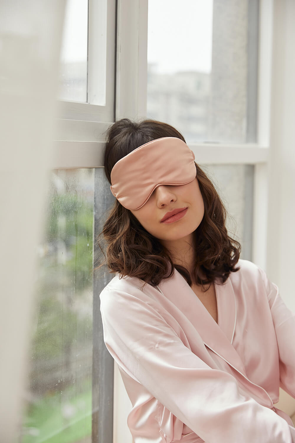 Silk Sleep Mask - Rose Gold - BASK™