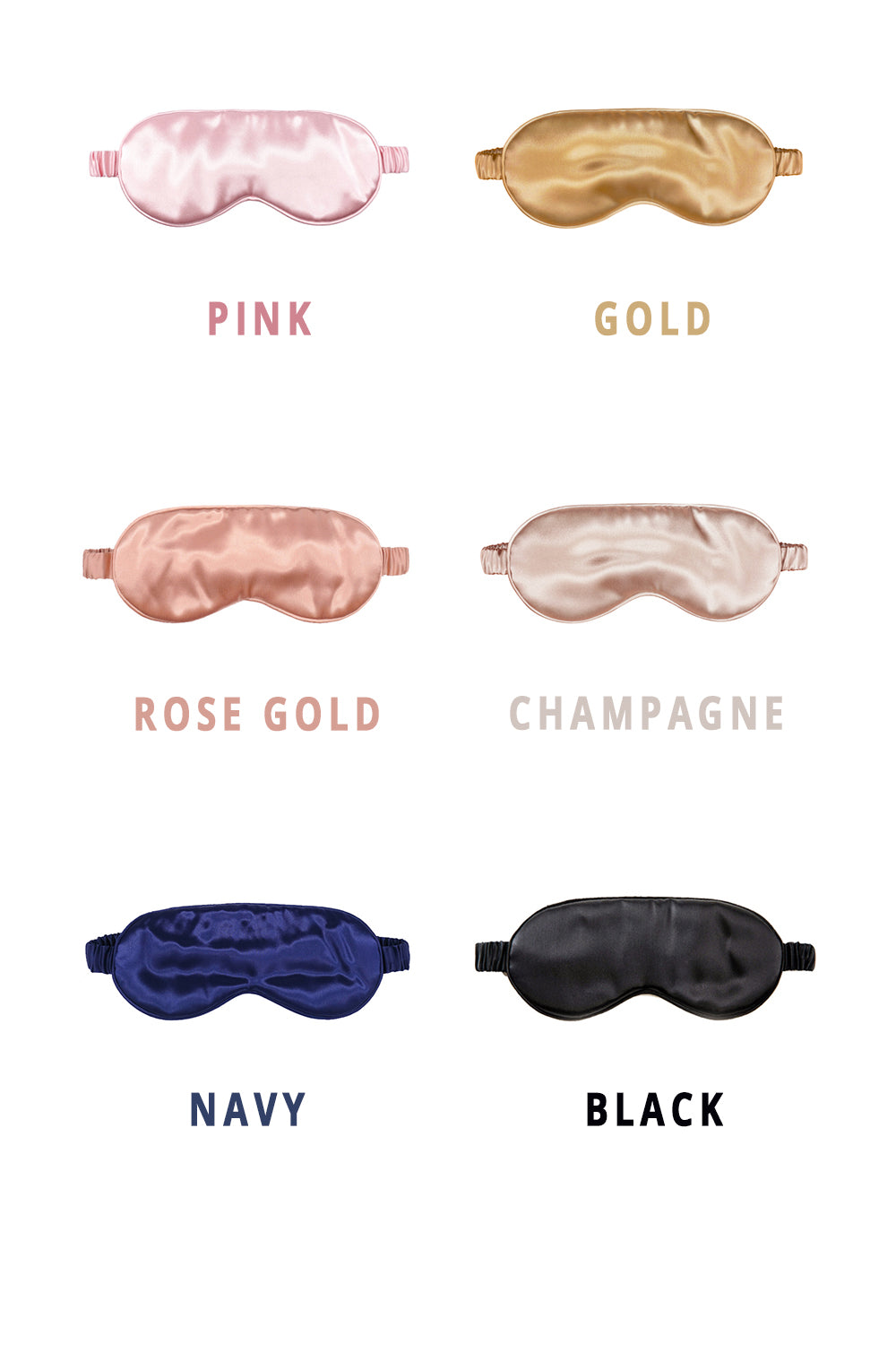 Silk Sleep Mask - Pink - BASK™