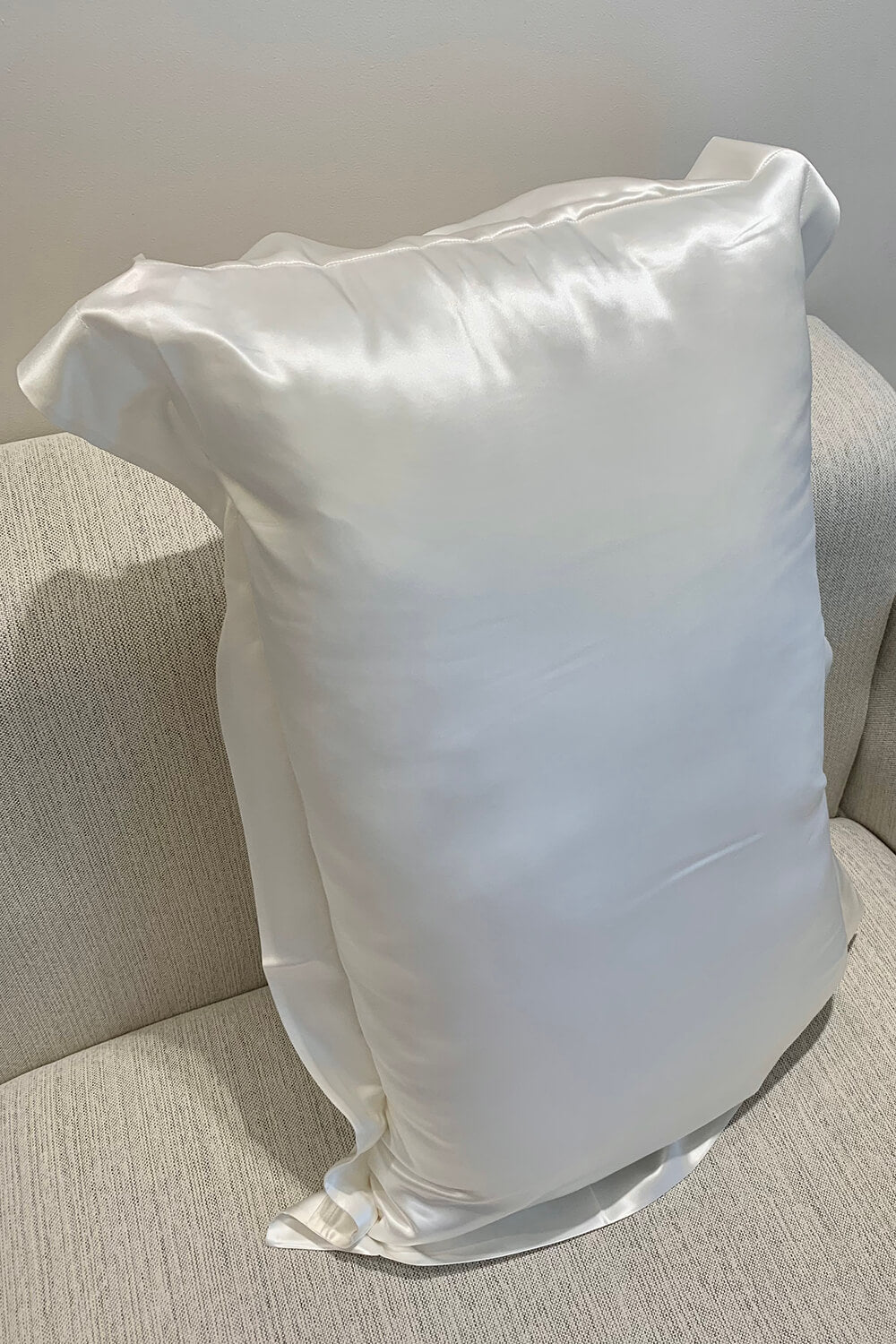 Oxford Silk Pillowcase - Pearl White - BASK™