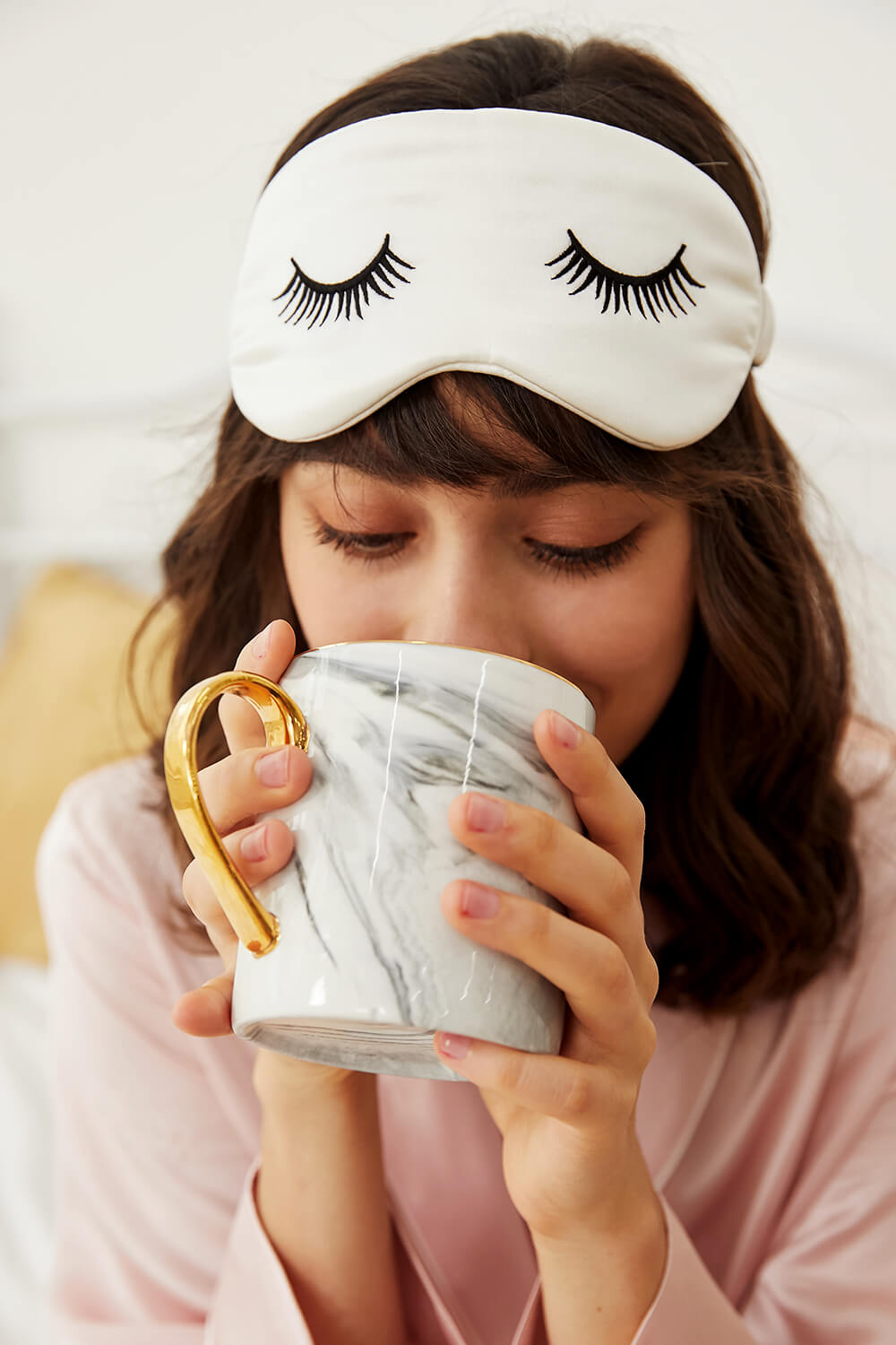 Silk Sleep Mask - Eyelash - BASK™