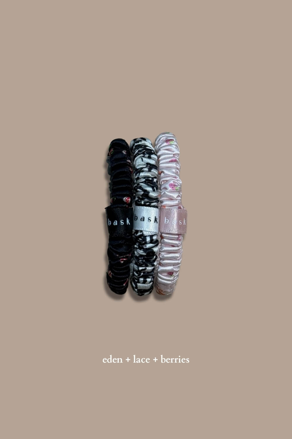 Silk Hair Ties Set of 3