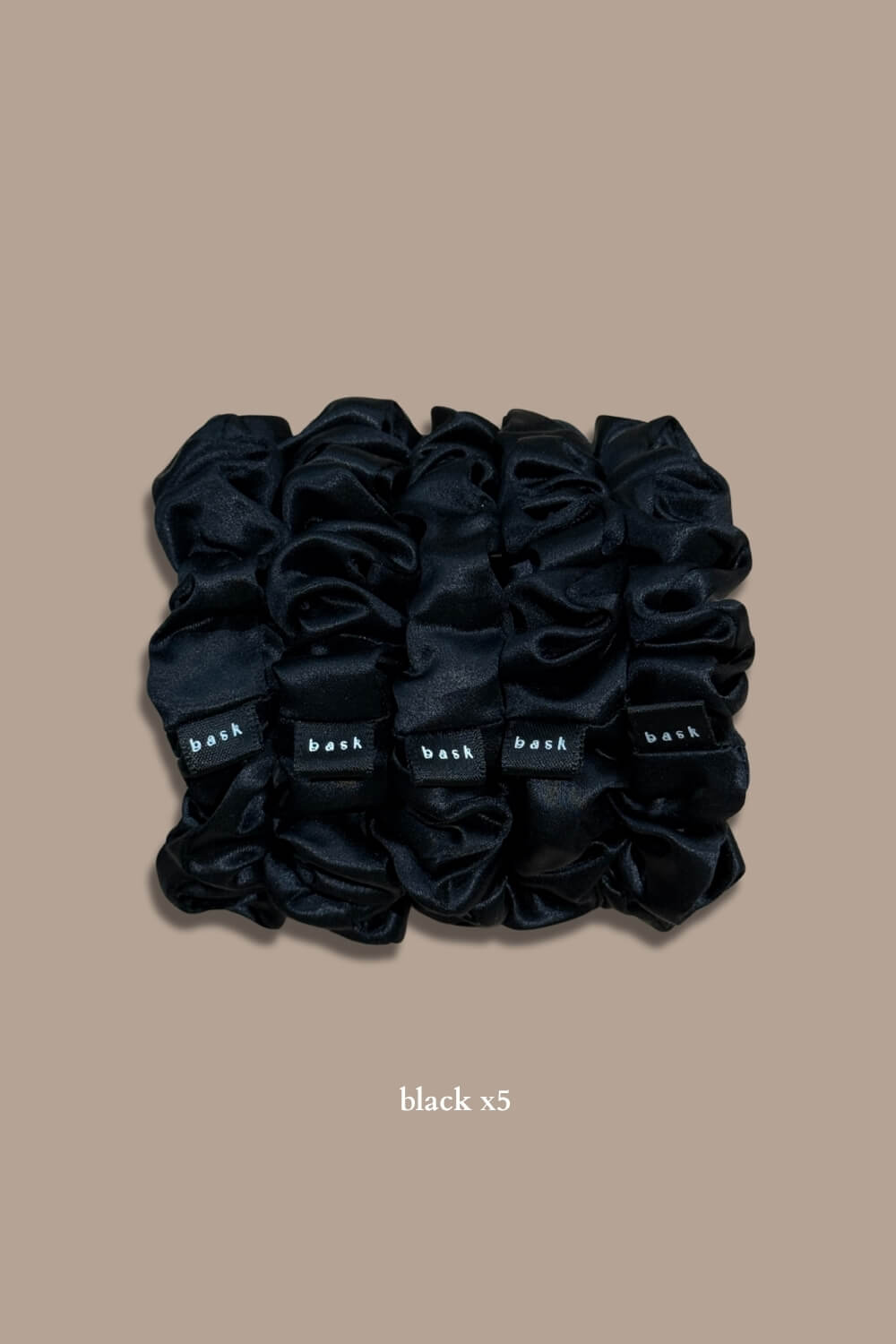 MIDI Silk Scrunchies Pack of 5