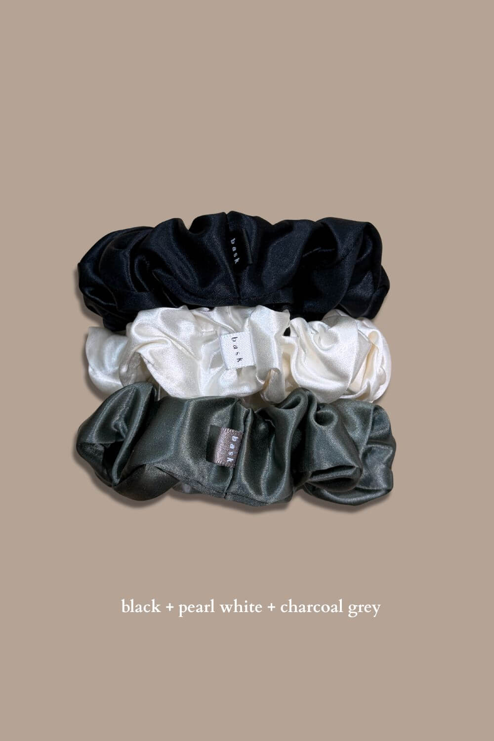 LARGE Silk Scrunchies Set of 3