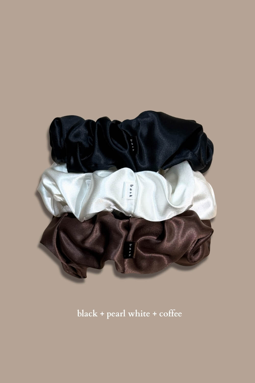 XL Silk Scrunchies Set of 3