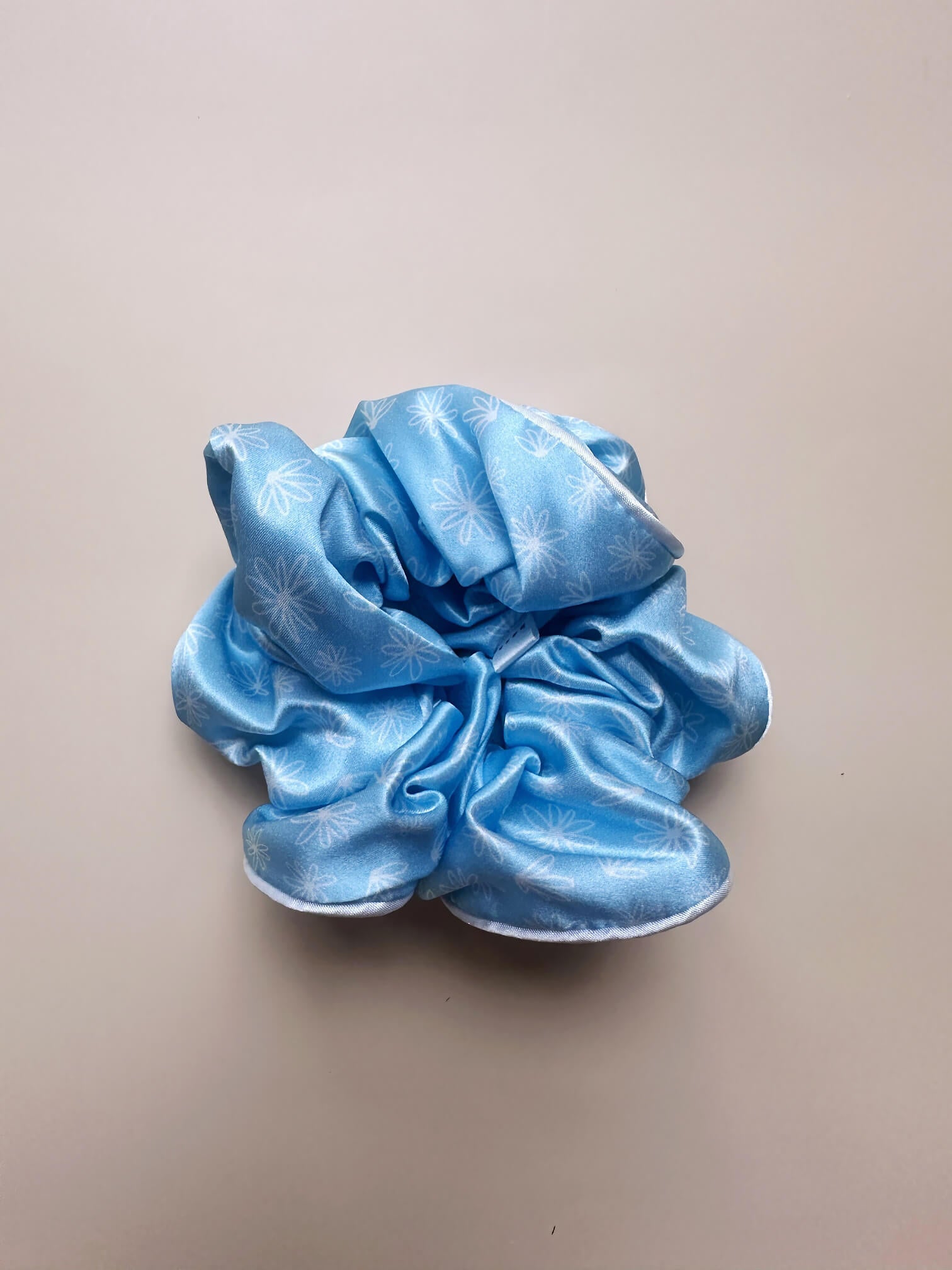 5cm XXL Silk Scrunchies with trimming