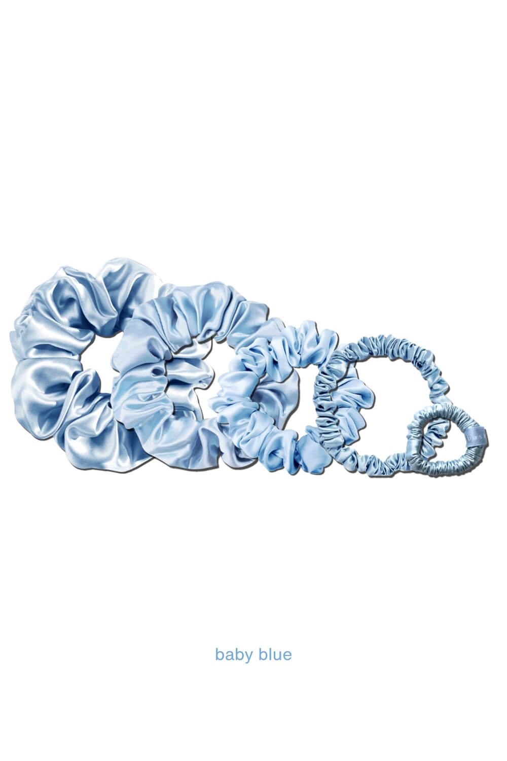 Silk Scrunchies 5-Pcs Discovery Set