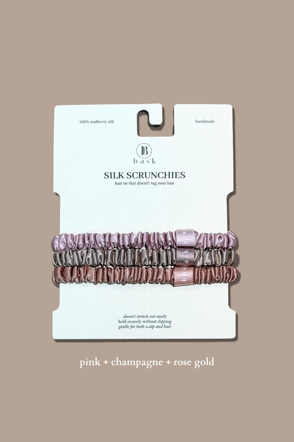 Silk Hair Ties Set of 3