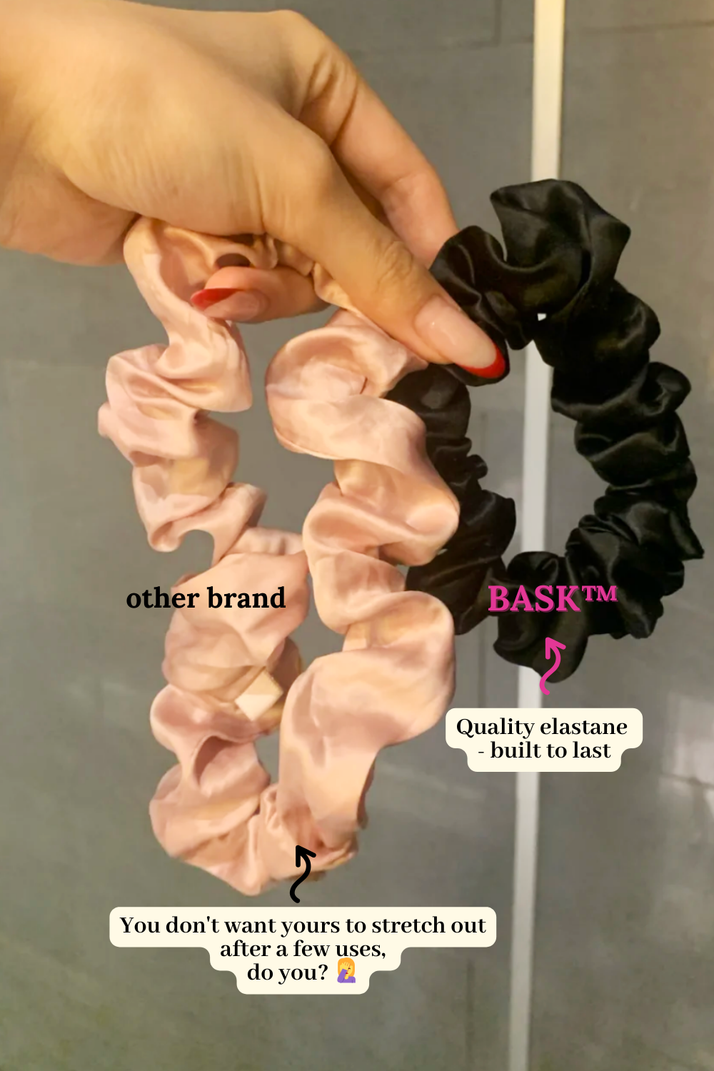 Build Your Own (Set of 10) - 3.5CM Large Silk Scrunchies - BASK™