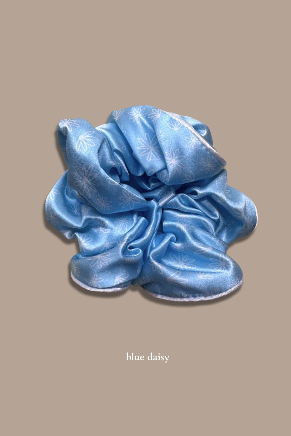 5cm XXL Silk Scrunchies with trimming