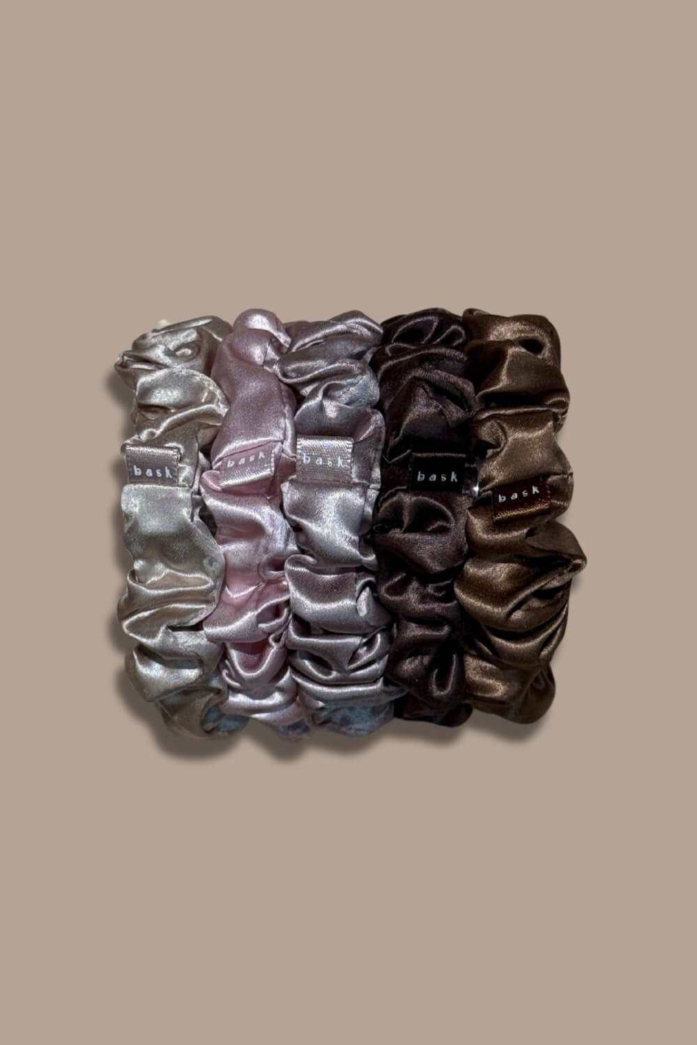 MIDI Silk Scrunchies Pack of 5