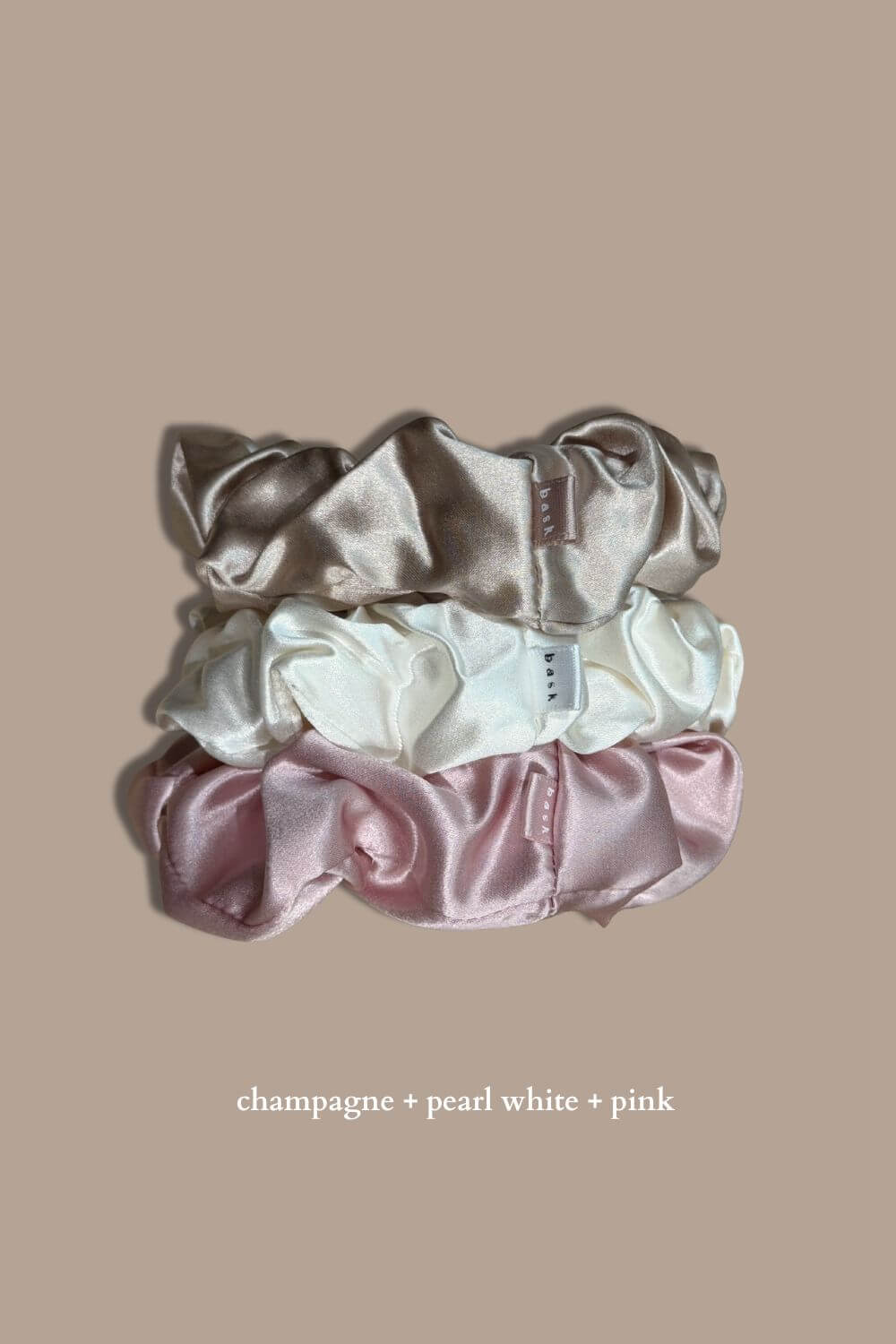 LARGE Silk Scrunchies Set of 3