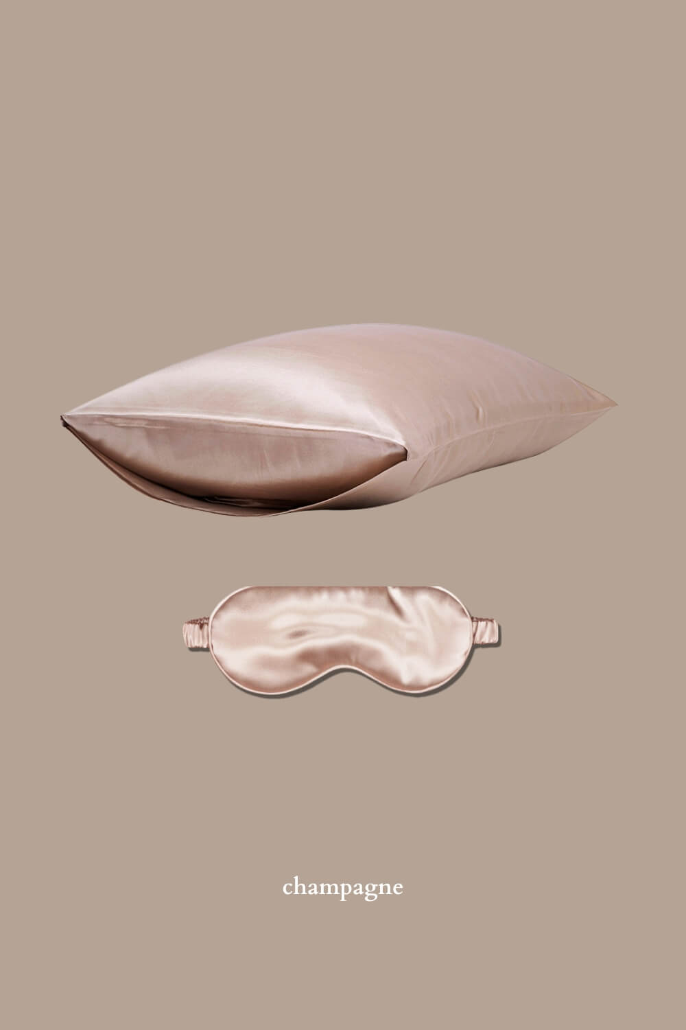 Silk Pillowcase and Silk Eye Mask Gift Set