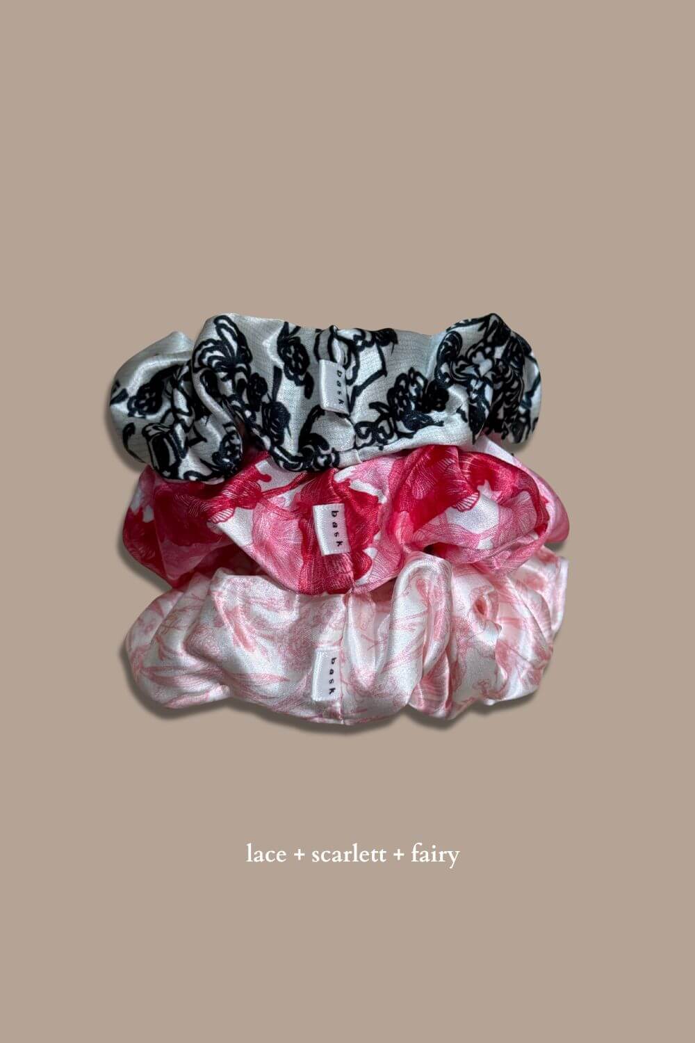 LARGE Silk Scrunchies Set of 3
