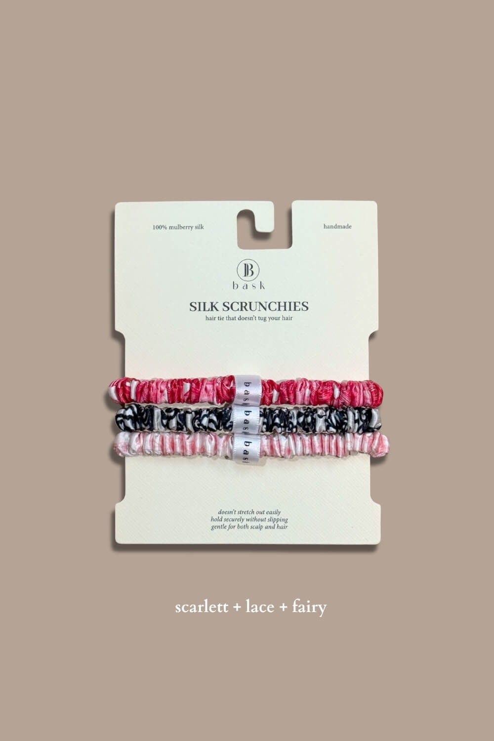 Silk Hair Ties Set of 3