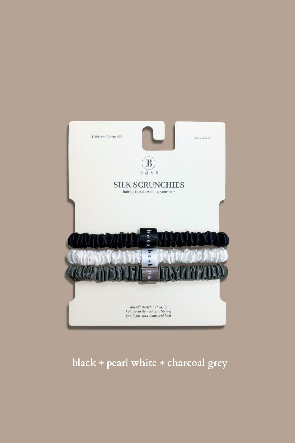 Silk Hair Ties Set of 3
