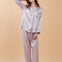 Silk Pajamas Set - Lilac - BASK™