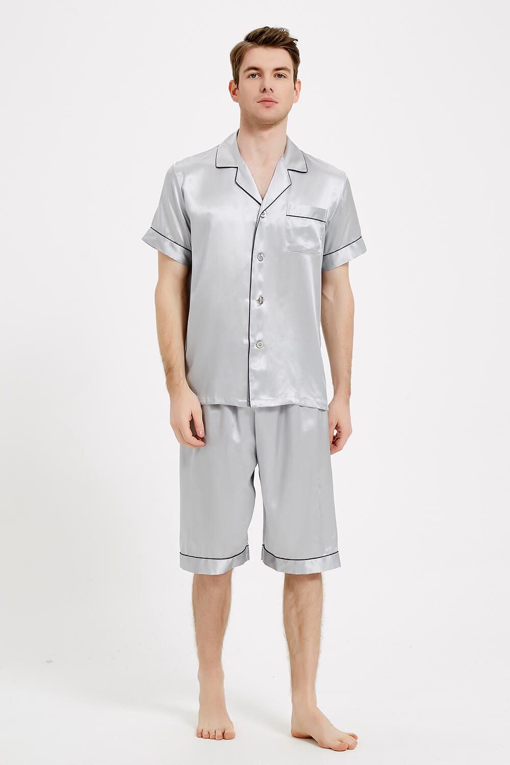 Matching Silk Pajamas for Couples - BASK™