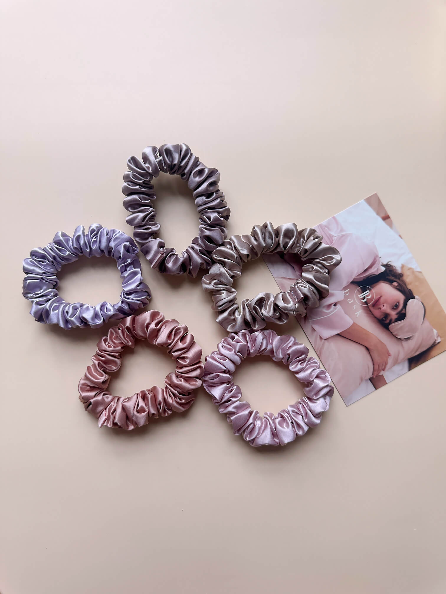 MIDI Silk Scrunchies Pack of 5
