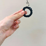 Mini Silk Hair Tie - Black - BASK™