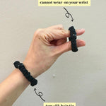 Mini Silk Hair Tie - Black - BASK™