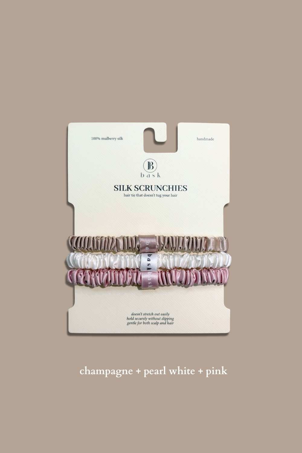 Silk Hair Ties Set of 3