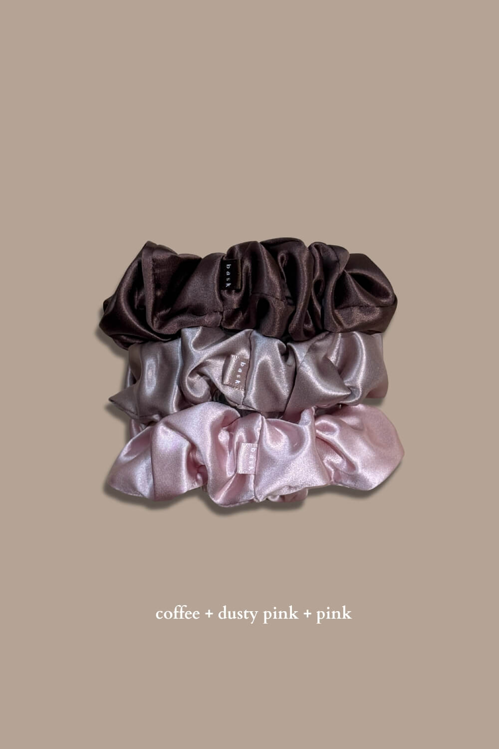 LARGE Silk Scrunchies Set of 3